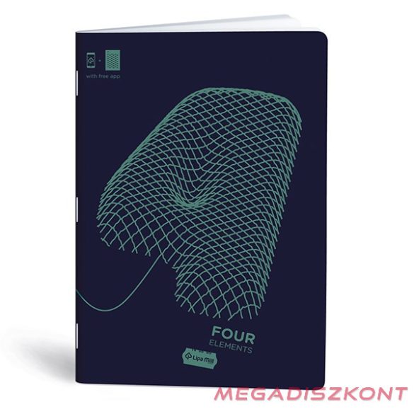 Füzet vonalas LIPAMILL A/4 40 lapos Numbers