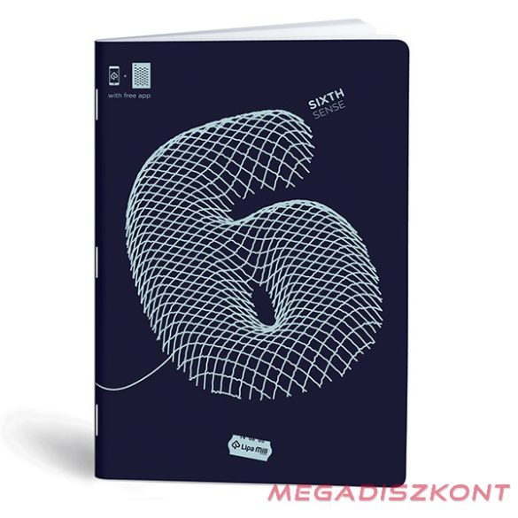 Füzet vonalas LIPAMILL A/4 40 lapos Numbers