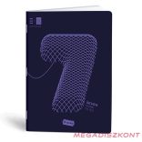 Füzet vonalas LIPAMILL A/4 40 lapos Numbers