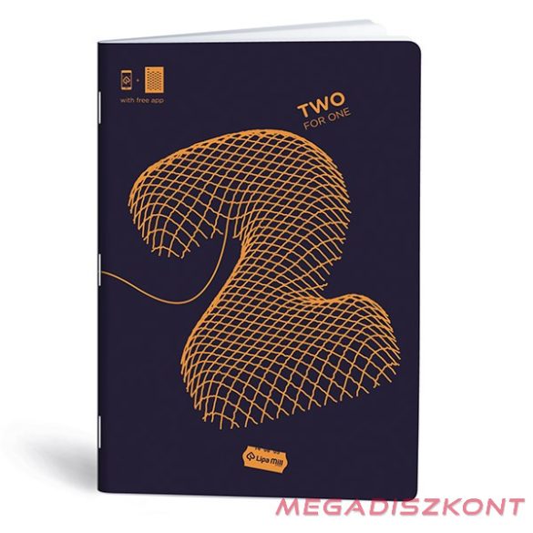 Füzet kockás LIPAMILL A/4 40 lapos Numbers