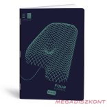 Füzet kockás LIPAMILL A/4 40 lapos Numbers