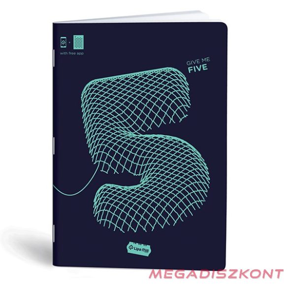 Füzet kockás LIPAMILL A/4 40 lapos Numbers