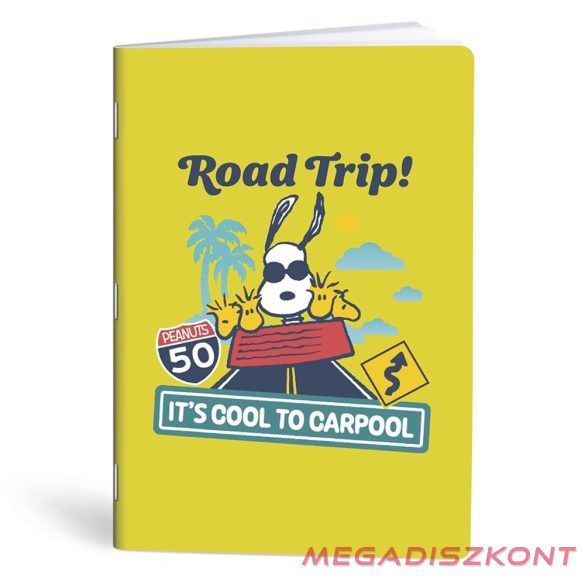 Füzet vonalas LIPAMILL A/4 40 lapos Snoopy