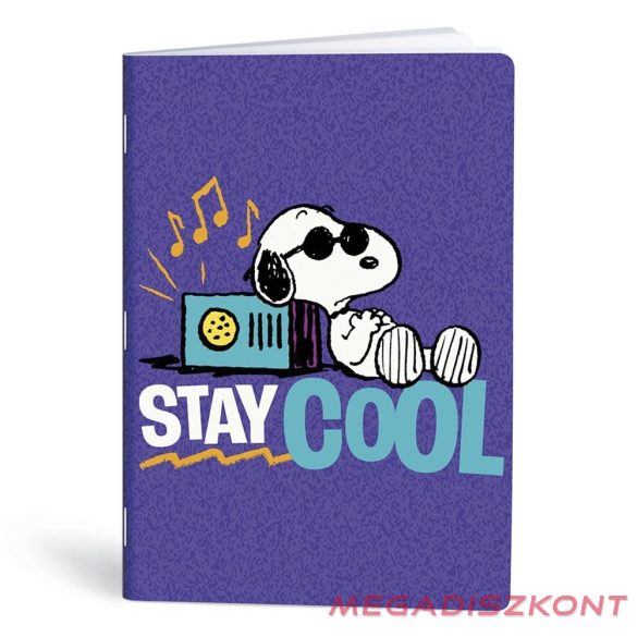 Füzet vonalas LIPAMILL A/4 40 lapos Snoopy