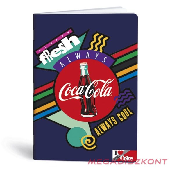 Füzet vonalas LIPAMILL A/4 40 lapos Coca-Cola