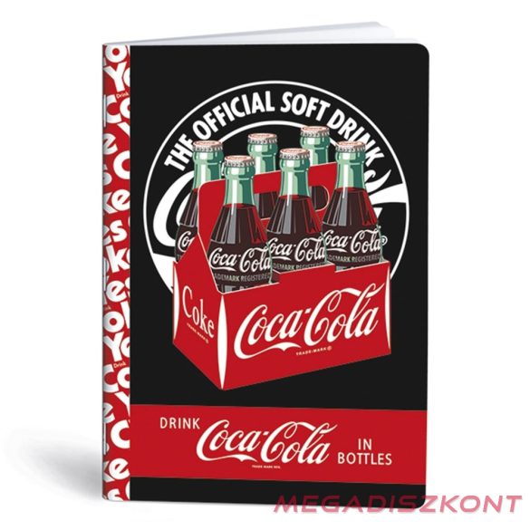 Füzet vonalas LIPAMILL A/4 40 lapos Coca-Cola