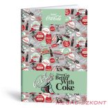 Füzet vonalas LIPAMILL A/4 40 lapos Coca-Cola