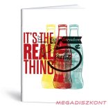 Füzet vonalas LIPAMILL A/4 40 lapos Coca-Cola