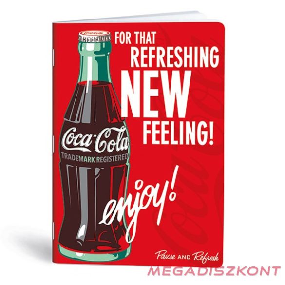 Füzet kockás LIPAMILL A/4 40 lapos Coca Cola