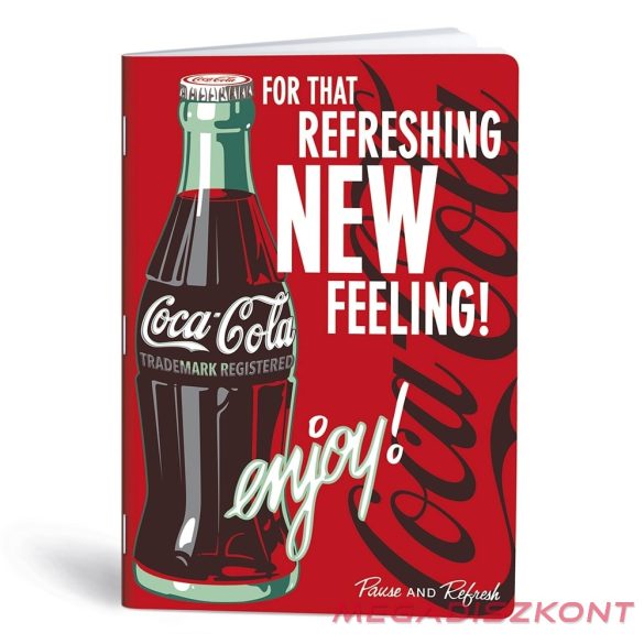 Füzet kockás LIPAMILL A/4 40 lapos Coca-Cola