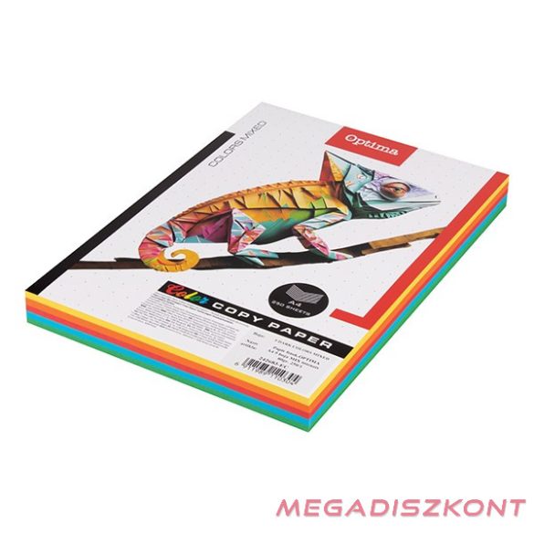 Fénymásolópapír színes OPTIMA A/4 MIX 80 g intenzív mix 10x25 ív /csomag