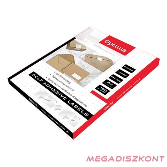 Etikett OPTIMA 32088 70x35mm 2400 címke/doboz 100 ív/doboz