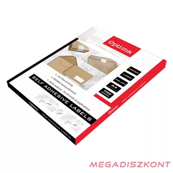 Etikett OPTIMA 32088 70x35mm 2400 címke/doboz 100 ív/doboz