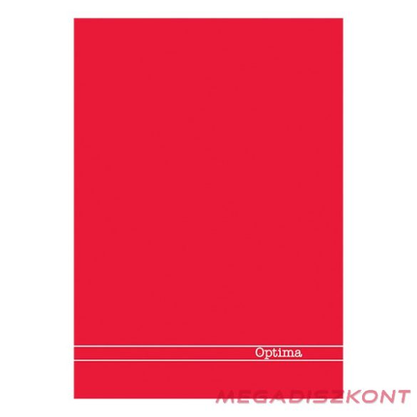 Beírókönyv franciakockás  OPTIMA A/4 96 lapos keményfedelű vegyes színben