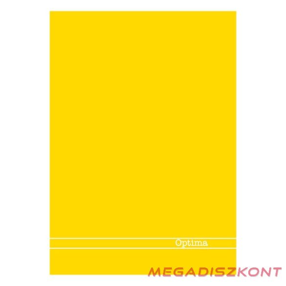 Beírókönyv franciakockás  OPTIMA A/4 96 lapos keményfedelű vegyes színben