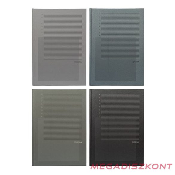 Beírókönyv vonalas OPTIMA A/4 96 lapos keményfedelű