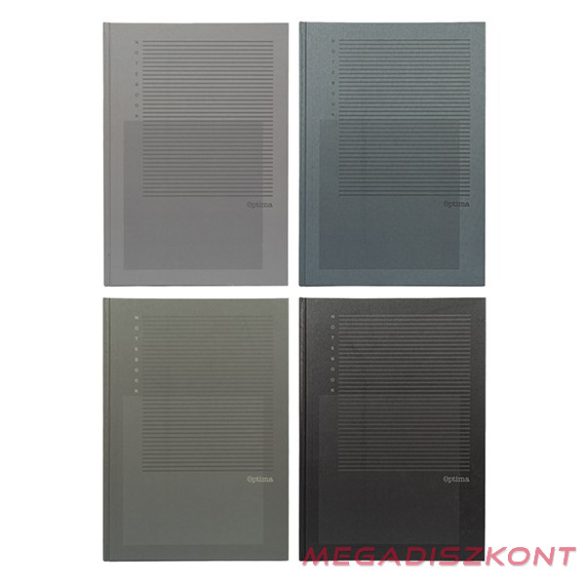 Beírókönyv vonalas OPTIMA A/5 96 lapos keményfedelű