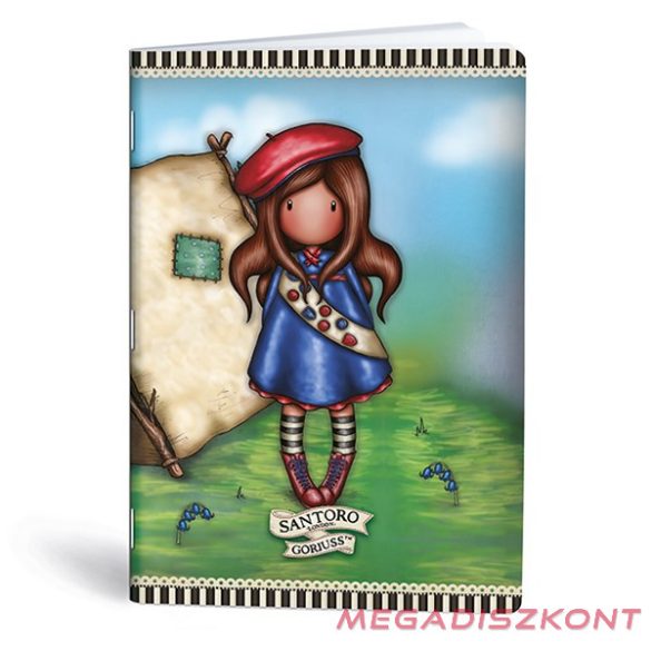 Füzet vonalas LIPAMILL A/5 40 lapos Santoro