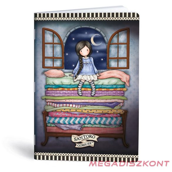 Füzet vonalas LIPAMILL A/5 40 lapos Santoro