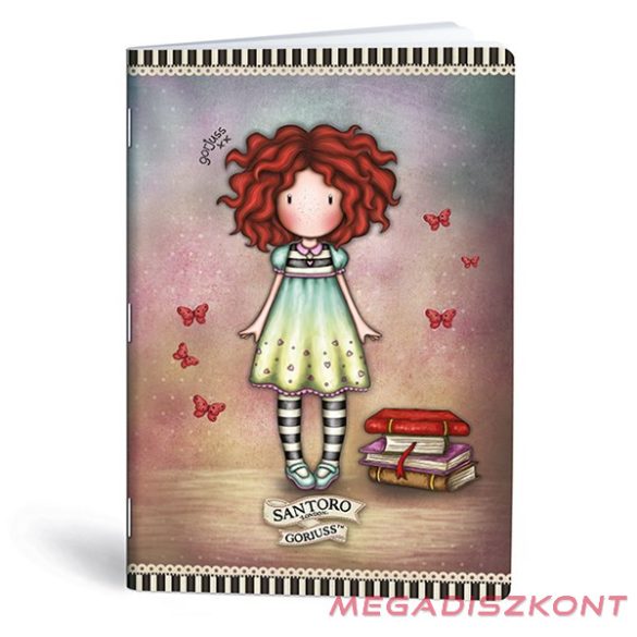 Füzet vonalas LIPAMILL A/5 40 lapos Santoro