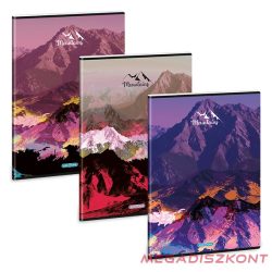 Füzet vonalas ARS UNA A/4 40 lapos Extra kapcsos Mountains