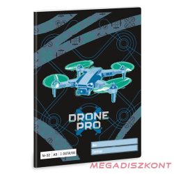   Füzet vonalas ARS UNA A/5 32 lapos 16-32 2.osztályos Drone Pro