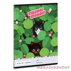   Füzet vonalas ARS UNA A/5 32 lapos 16-32 2.osztályos Think Pink