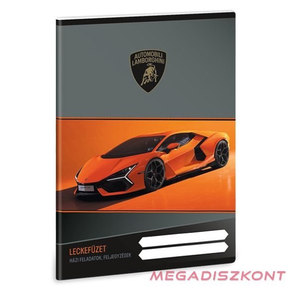 Leckefüzet ARS UNA A/5 32 lapos Lamborghini narancssárga