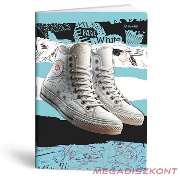 Füzet sima LIPAMILL A/4 40 lapos Sneaker
