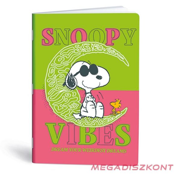 Füzet sima LIPAMILL A/4 40 lapos Snoopy