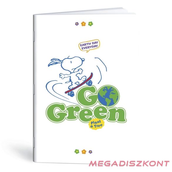 Füzet sima LIPAMILL A/4 40 lapos Snoopy