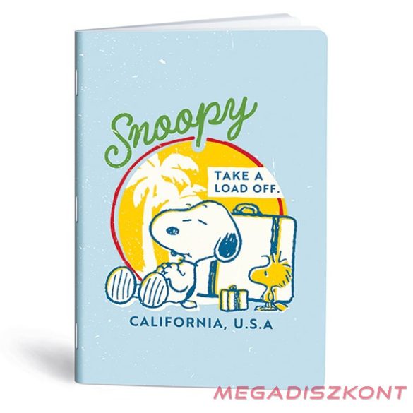 Füzet sima LIPAMILL A/4 40 lapos Snoopy