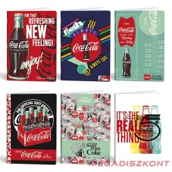 Füzet sima LIPAMILL A/4 40 lapos Coca-Cola