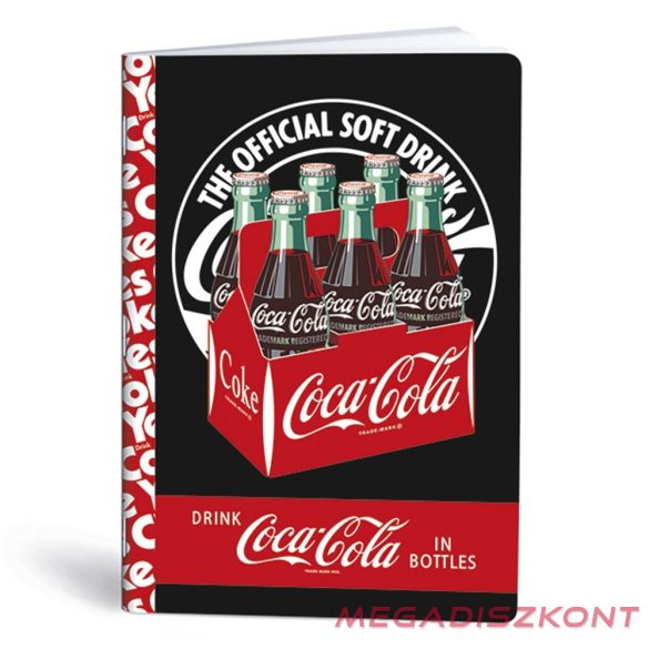 Füzet sima LIPAMILL A/4 40 lapos Coca-Cola