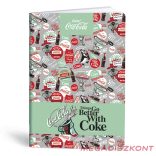 Füzet sima LIPAMILL A/4 40 lapos Coca-Cola