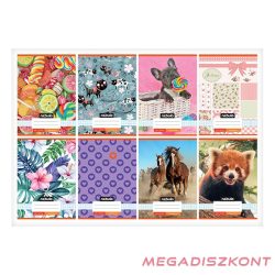 Füzet kockás NEBULO A/5 32 lapos 27-32 Cuki II. 16 darabos