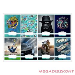   Füzet kockás NEBULO A/5 32 lapos 27-32 Vagány II. 16 darabos