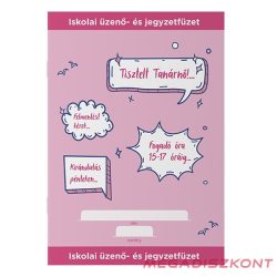 Üzenő- és jegyzetfüzet ICO Student A/5 32 lapos iskolai