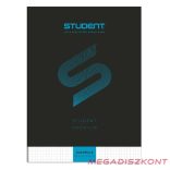 Füzet kockás ICO Student Black Prémium A/4 32 lapos