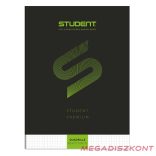 Füzet kockás ICO Student Black Prémium A/4 32 lapos