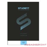 Füzet sima ICO Student Black Prémium A/4 32 lapos