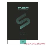 Füzet sima ICO Student Black Prémium A/4 32 lapos