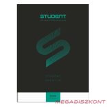 Füzet vonalas ICO Student Black Prémium A/4 32 lapos