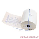 Thermo tekercs FORTUNA Premium 55 g 80x80mm/12 76 fm BPA mentes