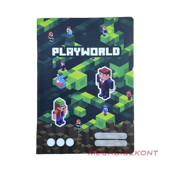 Füzet kockás OXY A/5 32 lapos 27-32 Playworld