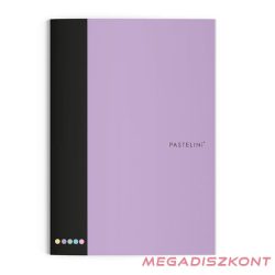 Füzet vonalas PASTELINI A/4 40 lapos extra kapcsos lila