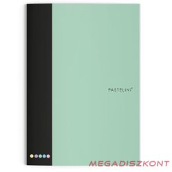   Füzet vonalas PASTELINI 444 A/4 40 lapos extra kapcsos zöld