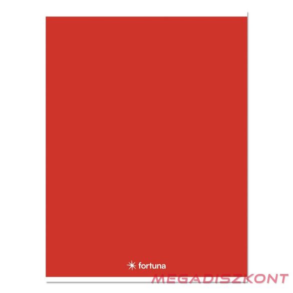 Füzet kockás FORTUNA Monocolor A/4 32 lapos 87-32 piros