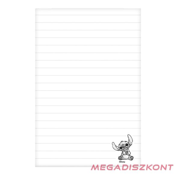 Jegyzetfüzet vonalas COOLPACK Stitch Gold 1. A/5 80 lapos gumis