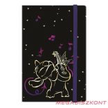 Jegyzetfüzet vonalas COOLPACK Stitch Gold 2. A/5 80 lapos gumis